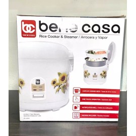 Bene Casa Rice Cooker & Steamer / Arrocera y Vapor (10 cup)