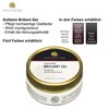 SOLITAIRE brillant Gel dunkelbraun Schuhcreme & Pflegeprodukte, Braun (Dunkelbraun) 100.00