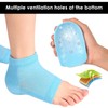 Heightening Wedge Insole Socks Invisible Silicone Height Increase Socks Heel