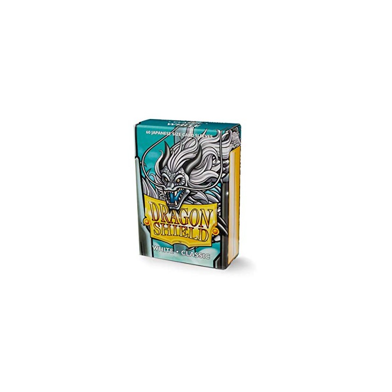 5 Packs Dragon Shield Classic Mini Japanese White 60 ct
