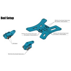 BLV Ender 3 Pro Kit de actualización de impresora 3D Dual Driver extrusor, tornillos de placa de cama térmica, también compatible con Ender 3 Pro V2, no incluye kit de rieles lineales MGN12