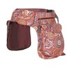 Kunst und Magie Mandala Pattern Double Waist Bag Festival Waist