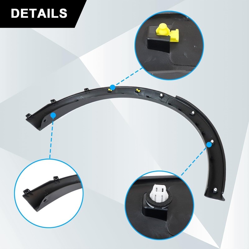 Sekeseauto 78861-1KA0A Rear Left Fender Trim Molding, Fender Wheel Arch