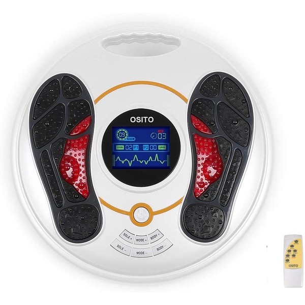 Foot Health Expert - Newest EMS (Electrical Muscle Stimulator) Foot Stimulator Electric Foot Massager EMS Foot Circulation Device Clinically Proven and Patented Technology