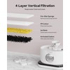 PEKTACO Replacement Filters for Wireless Cat Water Fountain SSPF-V04, 2.8L/95oz