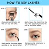 SISILILY Individual Eyelashes with Eyelash Glue Kit, 45 Pieces, Individual