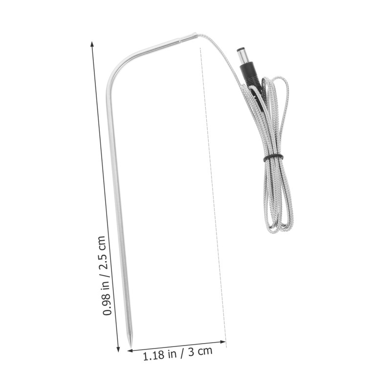 MAGICLULU 1set Barbecue Meat Thermometer Probe Replacement for Accurate Cooking