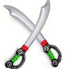iSeventy9 Inflatable 65cm Pirate Sword Cutlass Fancy Dress Party Prop Accessory