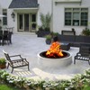 Poolergetic 36 inch Inner Fire Pit Ring, 40 inch Outer