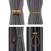 4 Pack Magnetic Curtain Tiebacks，Curtain Tiebacks Buckles Holdbacks Holders Hooks
