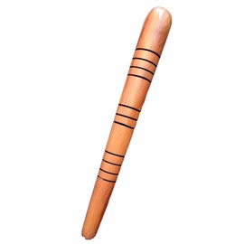 Wooden Pressure Point Push Rod, Single Round Massage Stick, Acupressure Stick, For Hands, Soles, Shoulders, Neck, Self-Care Goods, Natural Materials
