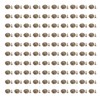 100pcs Mushroom Rivets Multipurpose Double Cap Mushroom Rivets for Belts