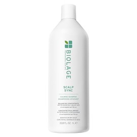 Champú calmante Biolage Scalp Sync | Calma e hidrata el cuero cabelludo seco o irritado | Sin parabenos ni silicona | Para control de sensibilidad | V