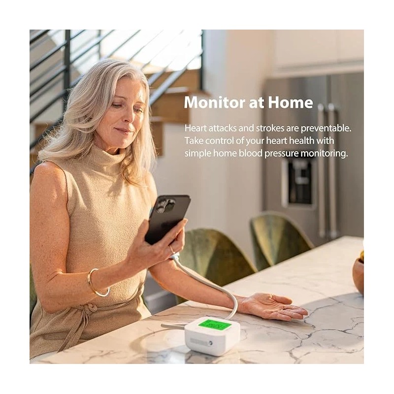 iHealth Track Smart Upper Arm Blood Pressure Monitor with Wide