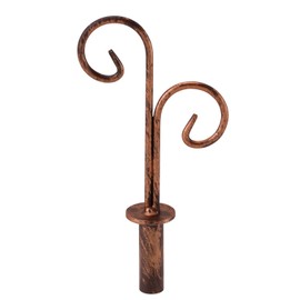 SSWBasics Boutique Cobblestone Double Curl Finial for Counter Merchandise Hooks