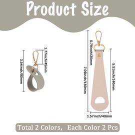 GORGECRAFT 4Pcs PU Leather Hat Clip Pink Gray Multifunctional Portable Bag Purse Backpack Luggage Sun Caps Holding Clip with Gold Alloy Swivel Clasp for Travel Outdoor Hats Accessories