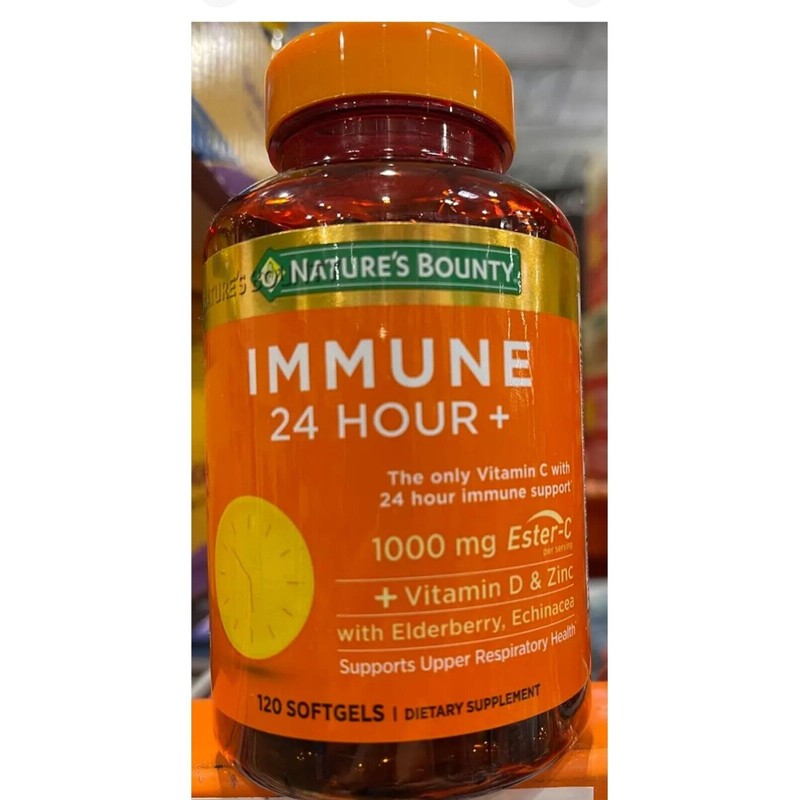 Nature's Bounty Immune 24 Hour + 1000 mg Ester-C- 120