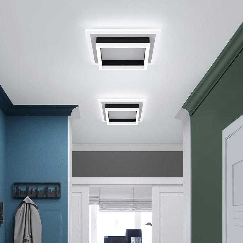32W Modern LED Ceiling Light, Small Flush Mount Light Fixture,