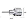 Tone Hexagon Socket 3H-03 Drive Angle 0.3 inch (9.5 mm)