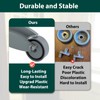 WD35X21041 Dishwasher Lower Rack Wheels Replacement Parts for GE Dishwasher