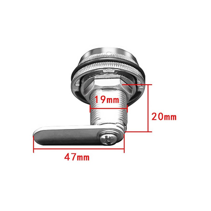 2 Pack ZONADAH Combination Cam Lock Password Coded Cabinet Drawer