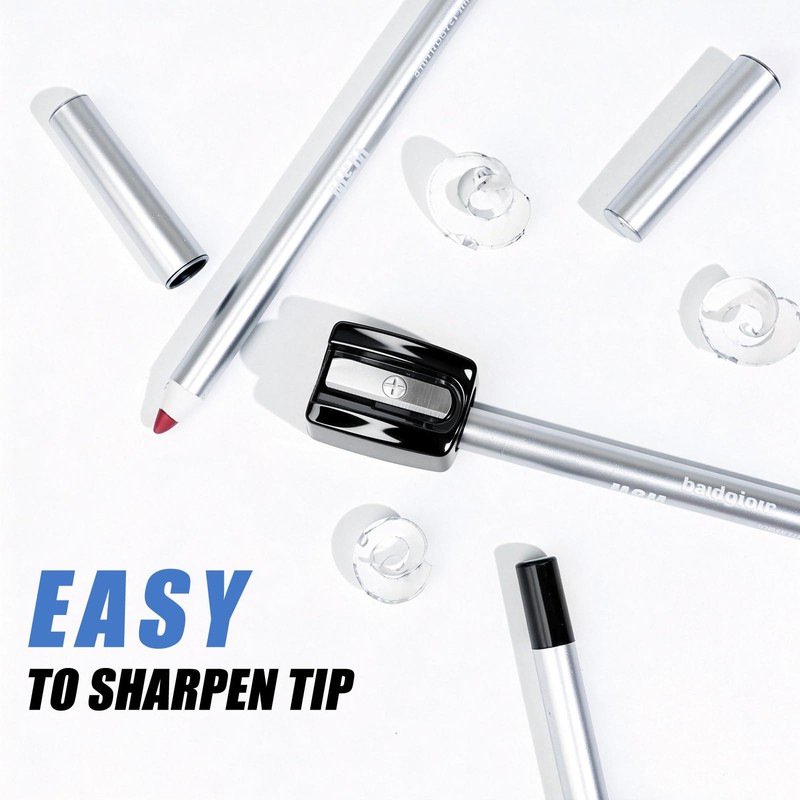 Navy Blue Waterproof Eyeliner Pencil with Sharpener, 07