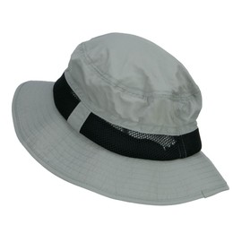 Big Size Talson UV Bucket Hat with Side Mesh - Grey XL-2XL
