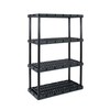 Gracious Living 4 Shelf Unit, Heavy-Duty Shelving Storage Rack for