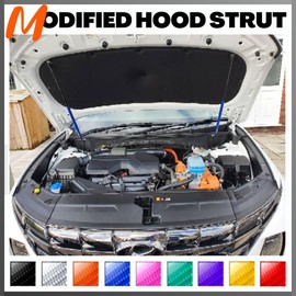TENKIDOM Front Hood Struts Compatible with Hyundai Santa Cruz (NX4a OB) 2022-2025 Shock Lift Supports Bonnet Gas Dampers Springs Kit No-Drill Bolt-on