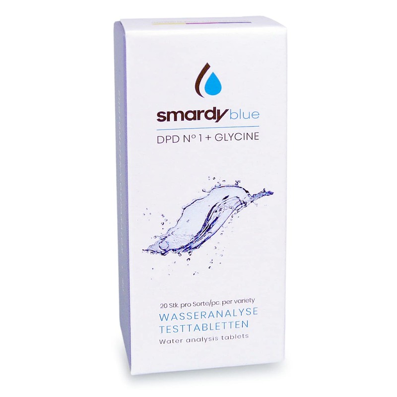 smardy 40 Photometer Test Tablets 20x DPD1 and 20x Glycine