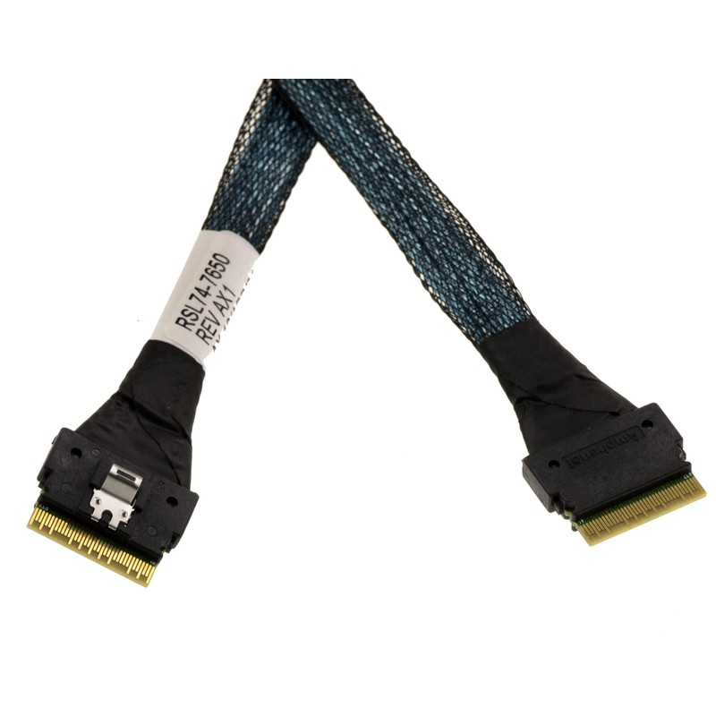 KALEA-INFORMATIQUE PCIe 4.0 Cable with Slim SAS SFF-8654 8i 74-Pin