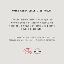 Tarragon Organic Essential Oil - MY COSMETIK - 5 ml