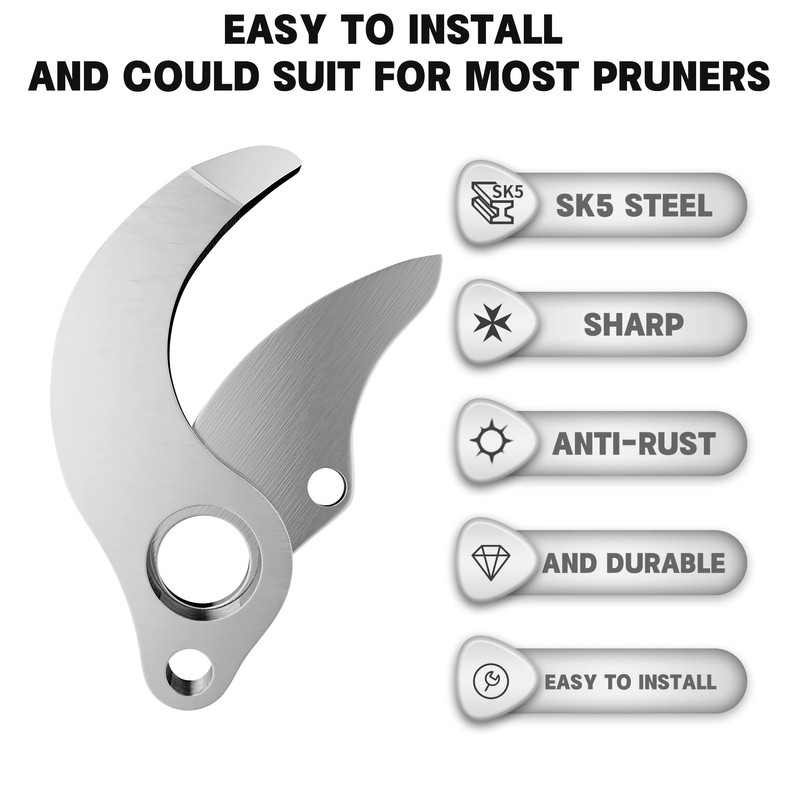Dragro Electric Pruning Shears Replacement Blade, 30MM (1.2Inch) Cutting Diameter,
