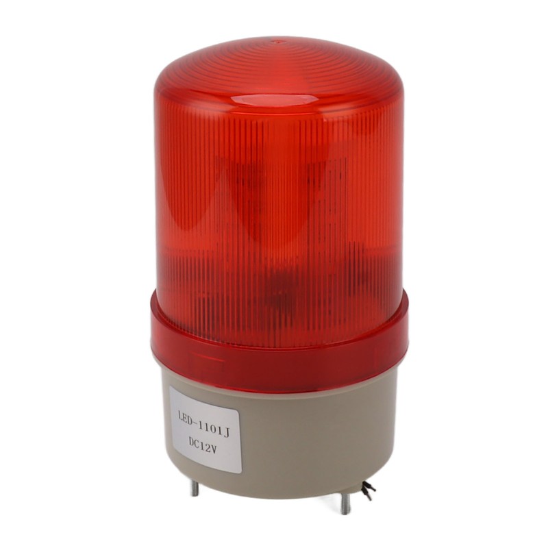 DC12V Rotating Warning Light Rotating Acoustic Optical Warning Buzzer Signal