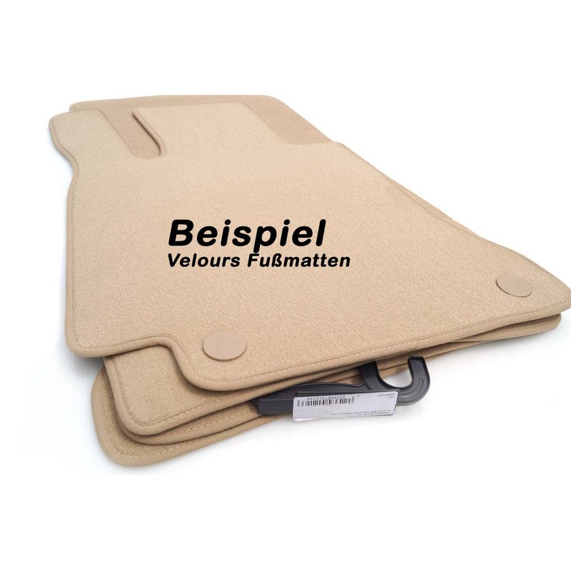 Floor Mats Attachment Mercedes Models Car (Set of 4) Car
