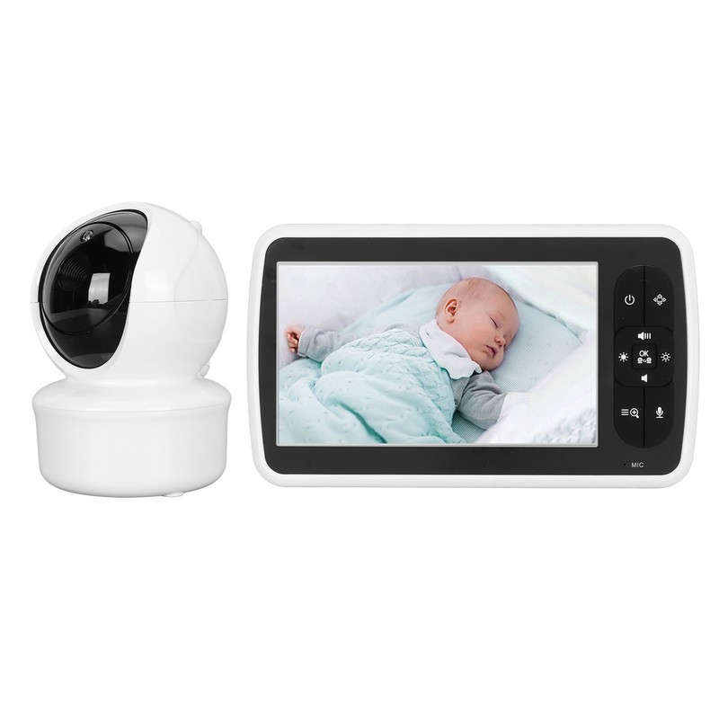 Baby Monitor with 5 Inch HD Display WiFi 2x Zoom