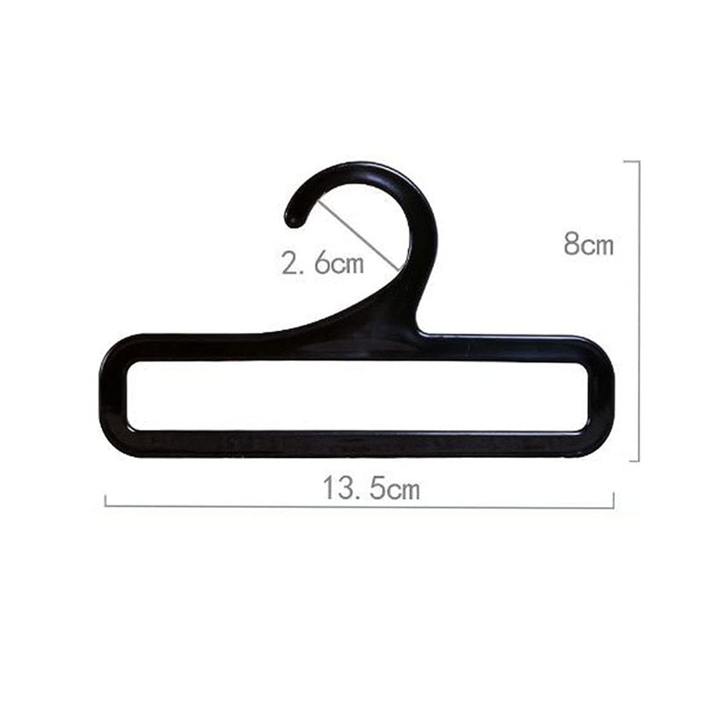 10 Pcs Plastic Scarf Hangers Towel Holders Closet Organizer for