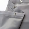 YISURE Shower Curtain 240 x 200 cm Light Grey Textile