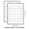 BAOFALI 2PCS 6.5X 8.5inch Stick and Stamp Mat, Low Stcik