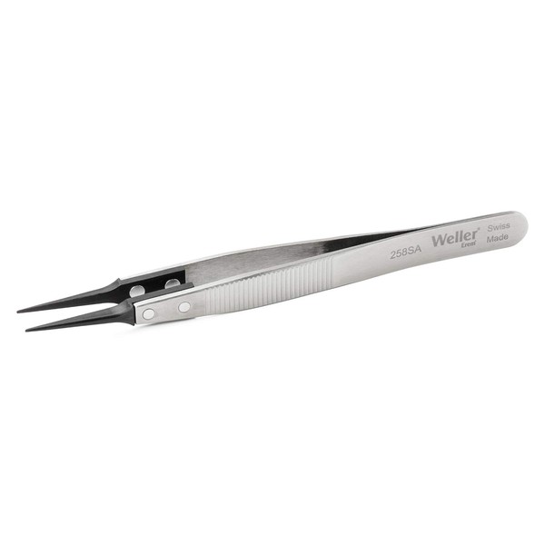Weller Erem 258SA Precision Tweezers with Pointed Synthetic Tips and