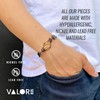 VALOR 835 Natural Crystal Bracelet for Men - NEW Genuine