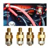 BESULEN 4 Pcs Side Post Battery Terminal, 3/8"-16 Copper Bolt