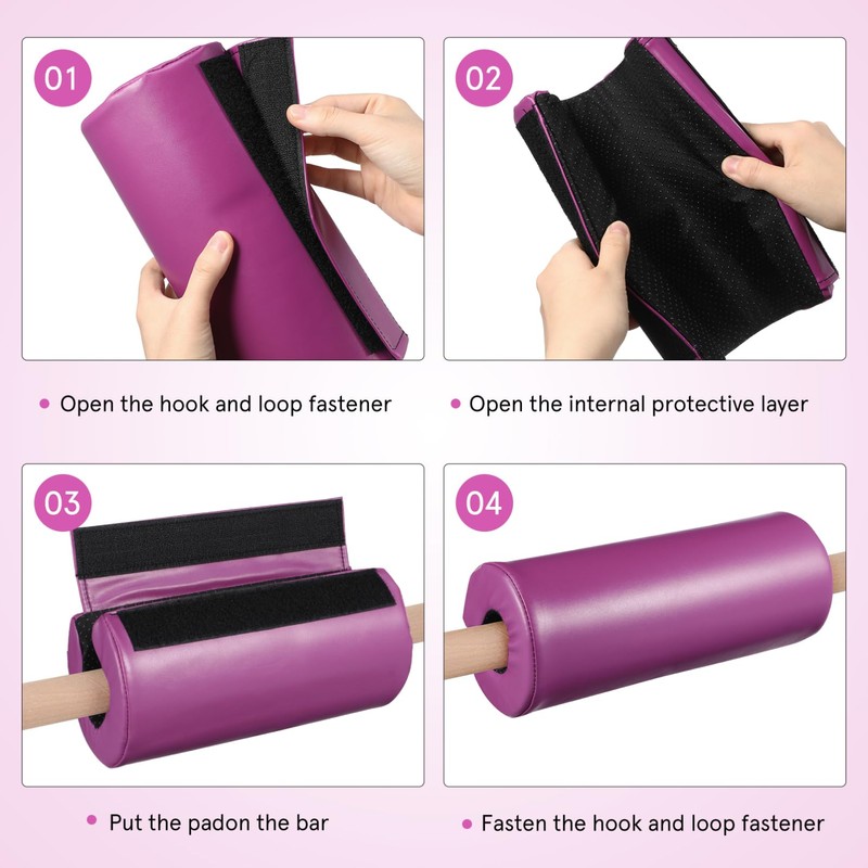 TOYANDONA Gymnastics Bar Pad Detachable, Protective Package for Gymnastics, Parallel