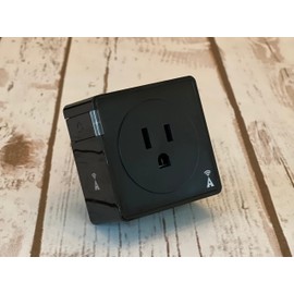 Smart Alert Tech - Smart Plug - SAT-1055 - Smart Monitoring System, Wi-Fi Enabled, No Hub Required, Remote Virtual Access, Subscription Free, Easy Set-Up Smart Outlet