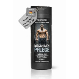 Machine Care Shower Gel 300ml - Funny Shower Gel for Men, Funny Gift for Bodybuilders, Fitness Fans & Gym Men, Gift Idea for Muscle Men Birthday Gift/Secret Santa Gift