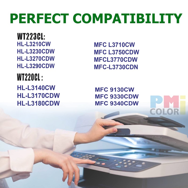 PM Colori WT-220CL Waste Toner Box Compatible for Brother WT