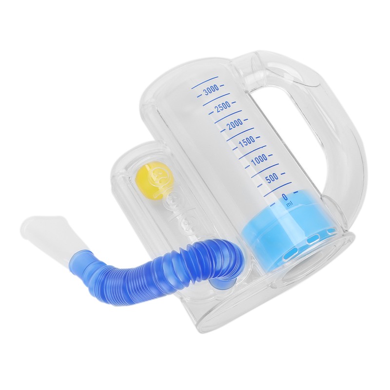 3000ml Spirometry Breathing Exerciser Lung Breathing Vital Capacity Training Tool