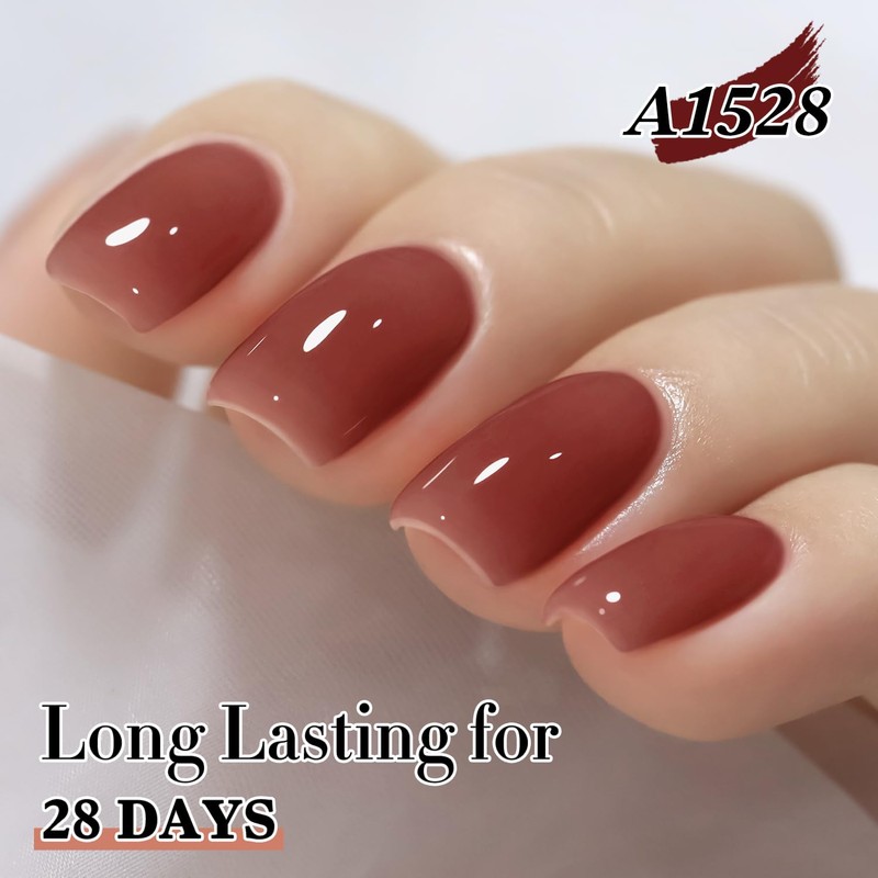 Double Rhythm 0.50 OZ Translucent Gel Polish Same Color Same