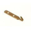 10 x Brass Plated Steel J Hooks Heavy Duty Picture