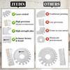 ZeeDix 4 Pcs Stainless Steel Metal Sheets Welding Thickness Gauge-